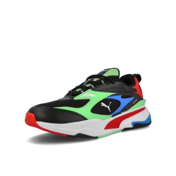 Puma RS Fast Low Mens Running Athletic Shoes Black Green Red 380562-01 NEW Sz 11 - Picture 5 of 7